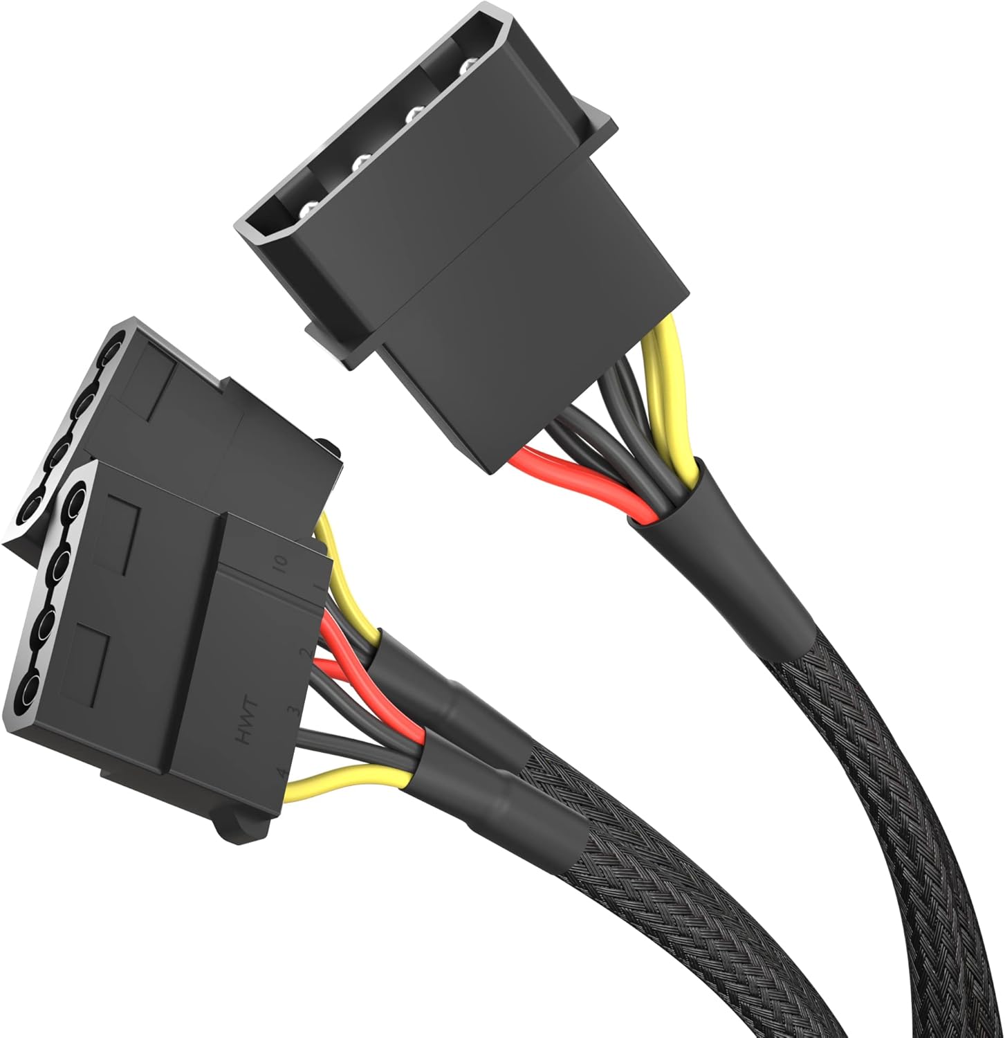 – 4 pin Molex – 2 x 4 pin Molex Y kablosu 30 cm