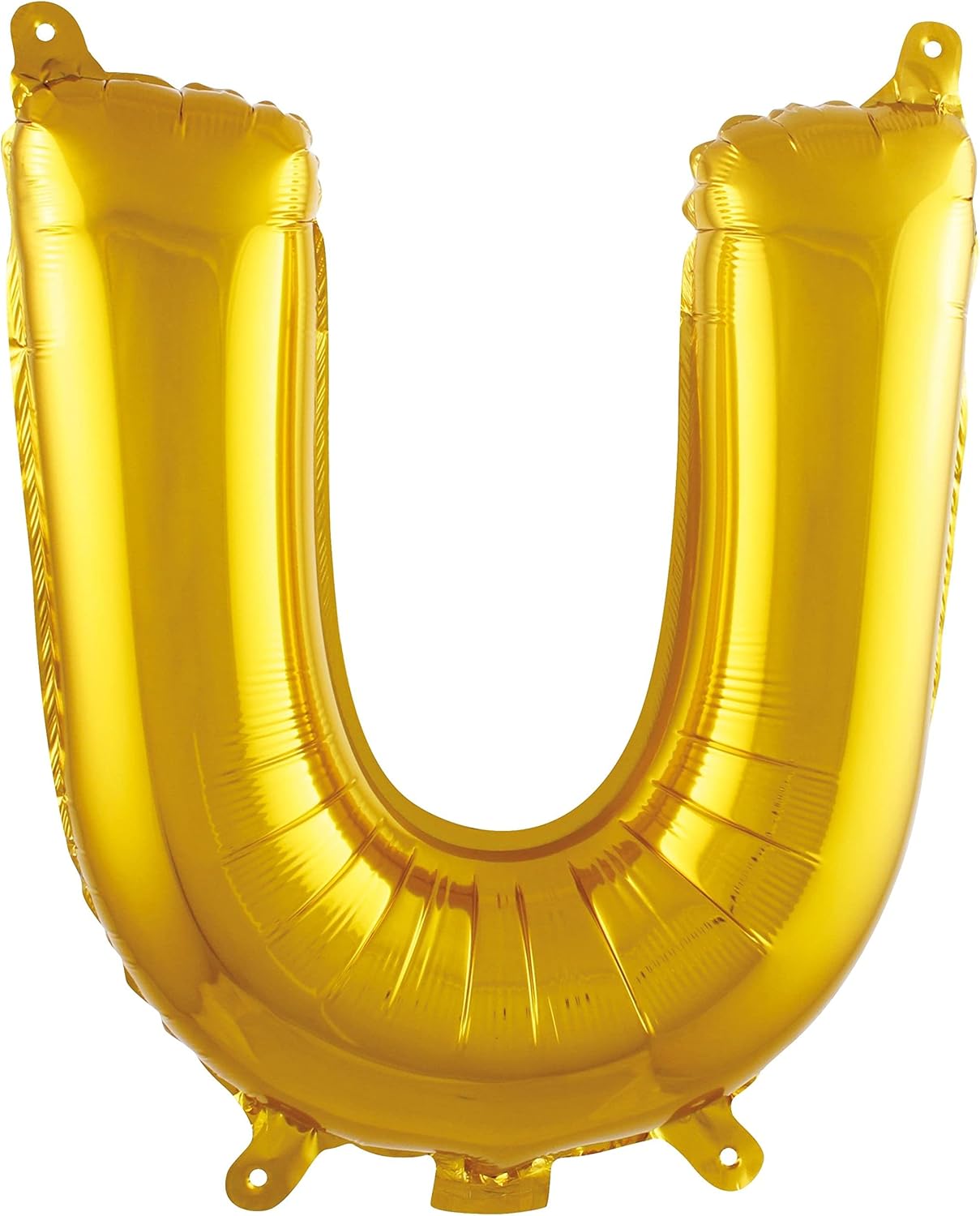 U Harfi 16 İnç Renk Folyo Balon 36 CM (Altın)
