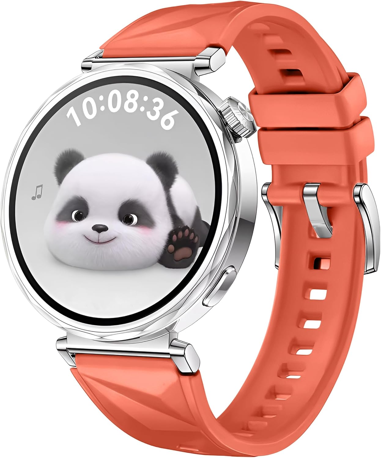 18mm ile Uyumlu Saatler için Kristal Desenli Yumuşak Silikon Kordon (GT5 Pro 42mm/GT5 41mm/GT4 41mm)