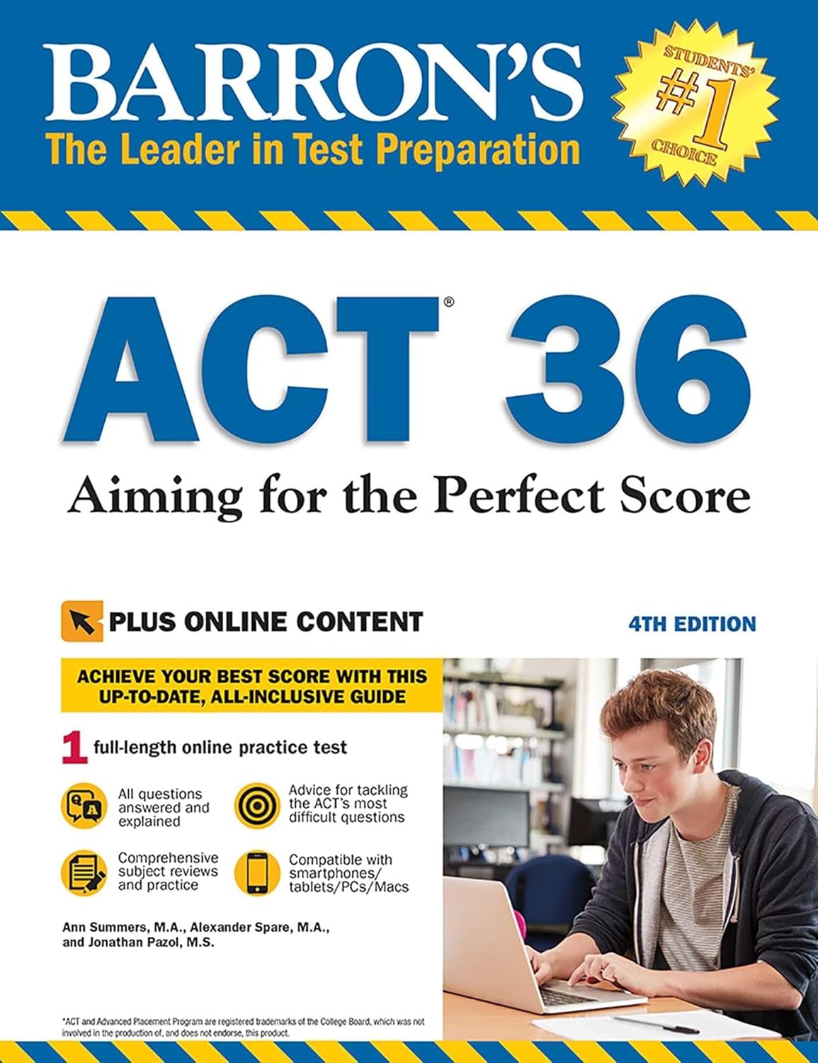 Act 36: Aiming for the Perfect Score w/1 online test: With Bonus Online Tests