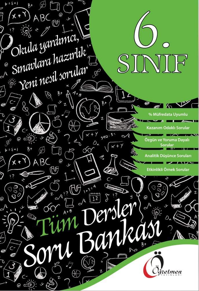 6. Sınıf Tüm Dersler Soru Bankası (Kapak değişebilir)