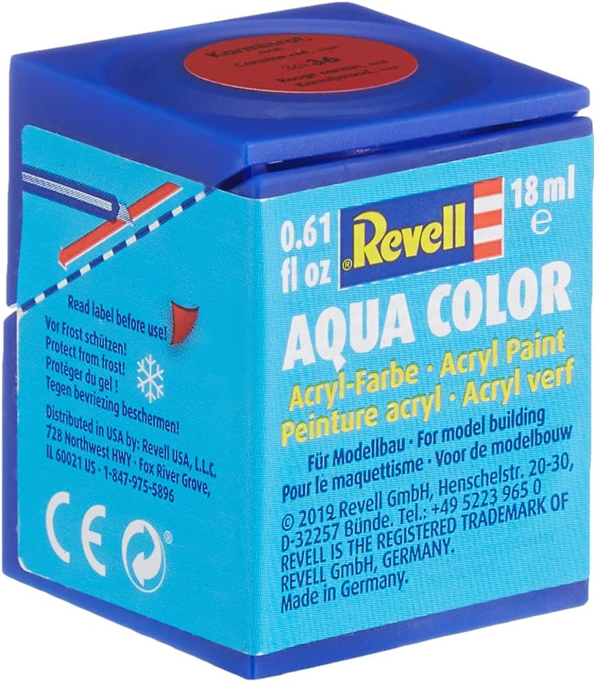 - Su Bazlı Boyası Karmen Kırmızısı Mat 18 Ml (36136)