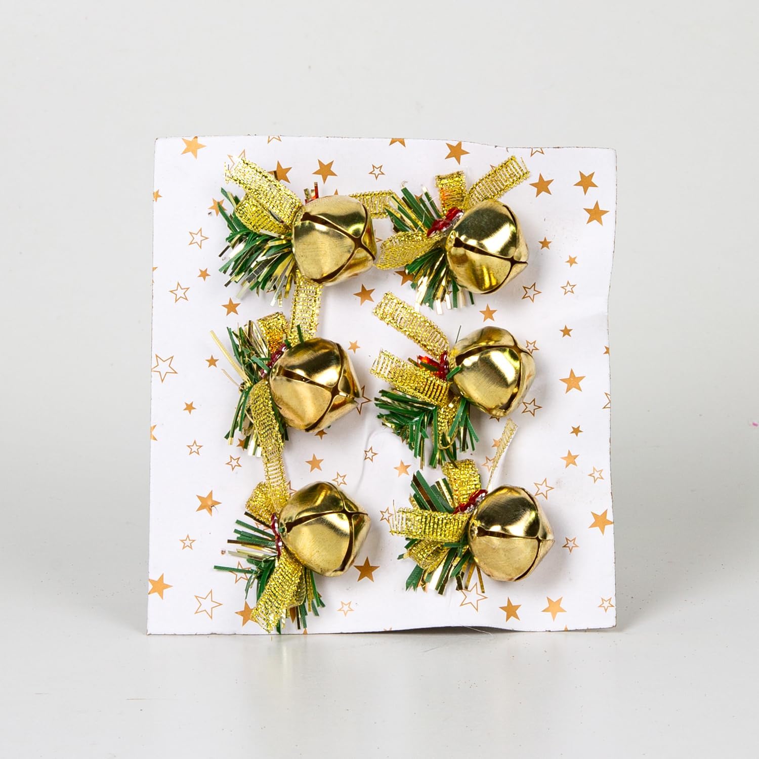 Yılbaşı Süsü Çan 6'lı Paket Dore 2.5x4,5 Cm.