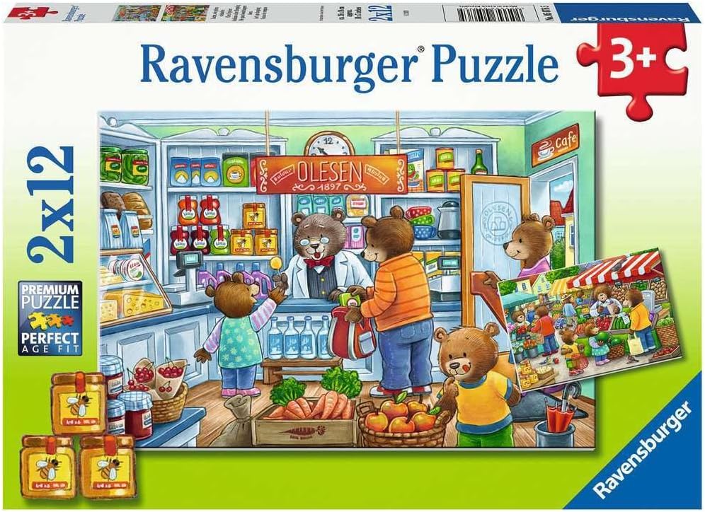 2x12 Parça Alışverişe Gidiyoruz Puzzle