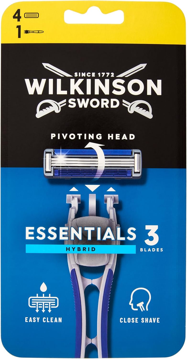 Essentials 3 Hybrid Erkek Tıraş Bıçağıi Sapı 4 Yedek Kartuş