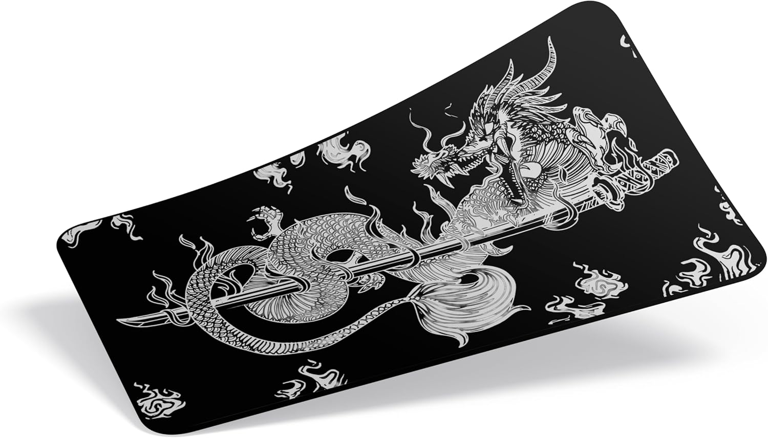 90X40 CM XXL Gaming Mouse Pad [ Density Hybrid Kumaş]  [Yüksek Çözünürlüklü Baskı] Fare Altlığı Oyuncu Mousepad (Dragon)