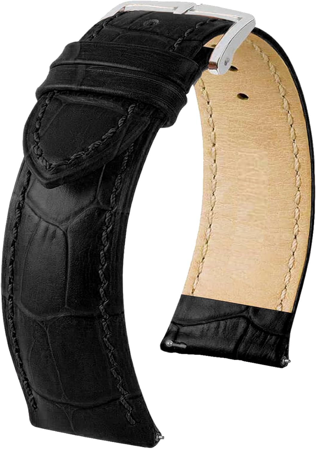 18mm-20mm-22mm-24mm Saat Uyumlu Krokodil Model Deri Saat Kordonu Kayışı