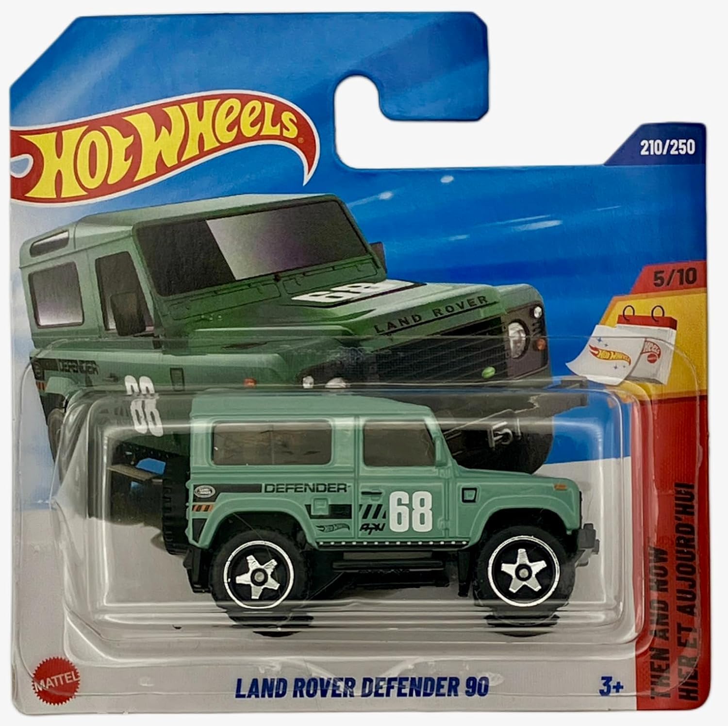 Land Rover 90, 2025 Model, Yeşil Renk, Die-Cast Metal Oyuncak Araba, 1:64 Ölçek, JBC16, 210/250 Serisi