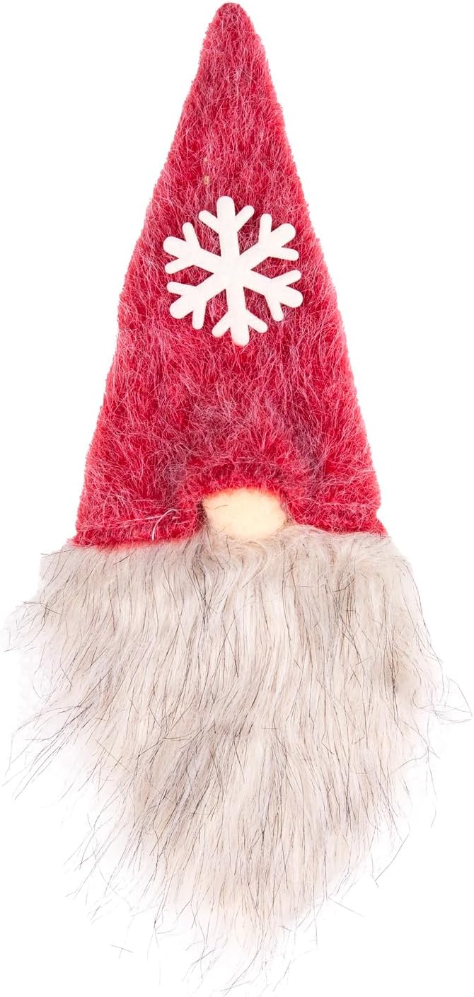 Yılbaşı Süsü Baba Figürü İçeçek Başlığı Kırmızı 12x34 Cm.