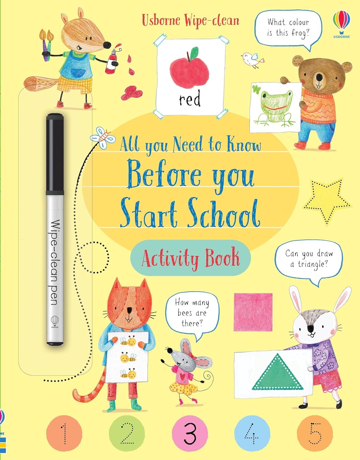 Usborne - Wipe-Clean All You Need to Know Before You Start School Activity Book