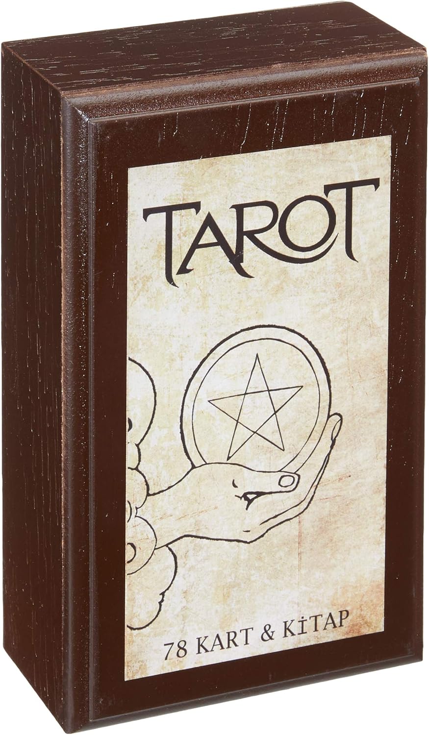 Tarot 78 Kart ve Kitap (Ahşap Kutulu): 78 Kart ve Tarot Kitabı
