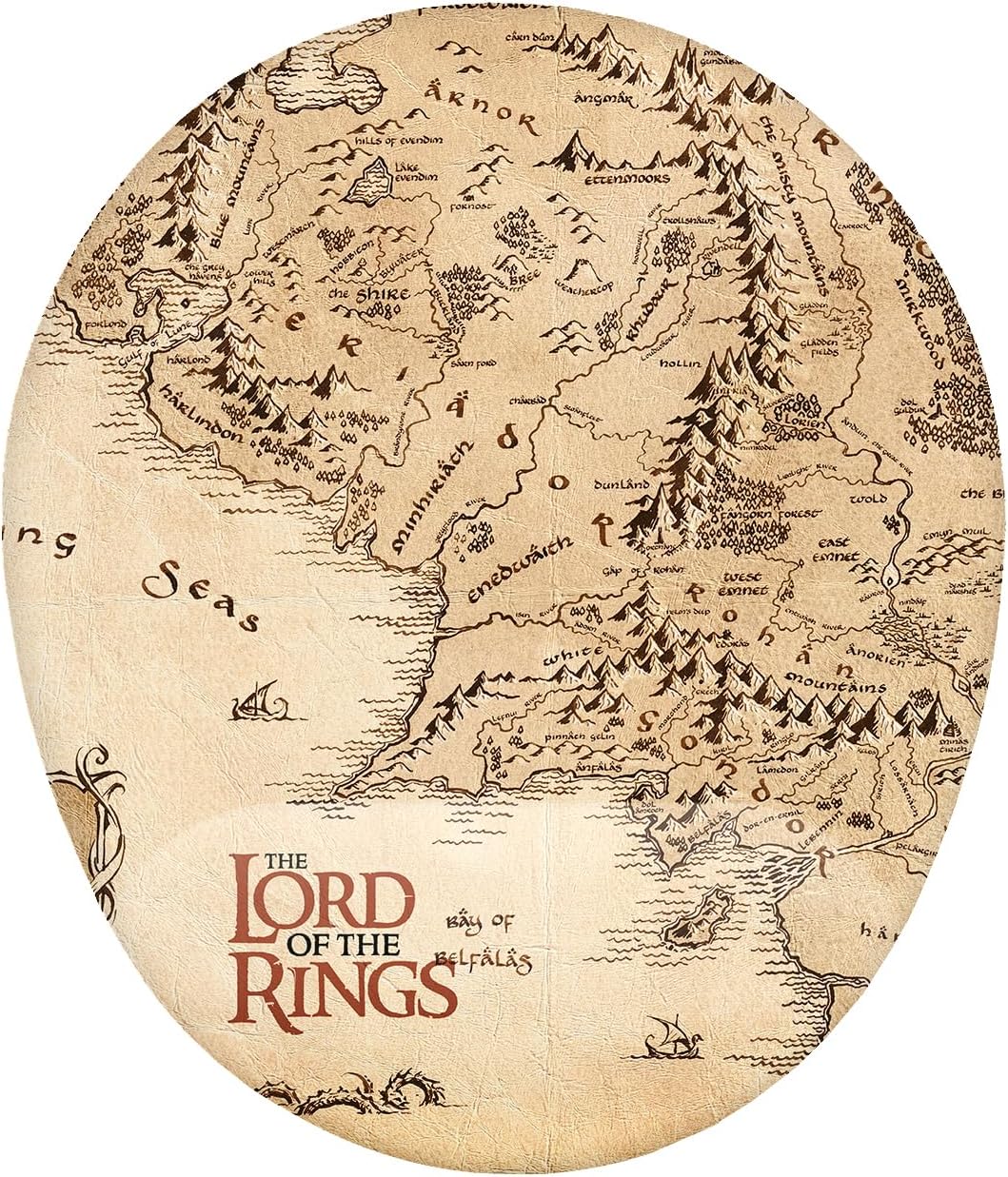 Yüzüklerin Efendisi Orta Dünya Bilek Destekli Mouse Pad