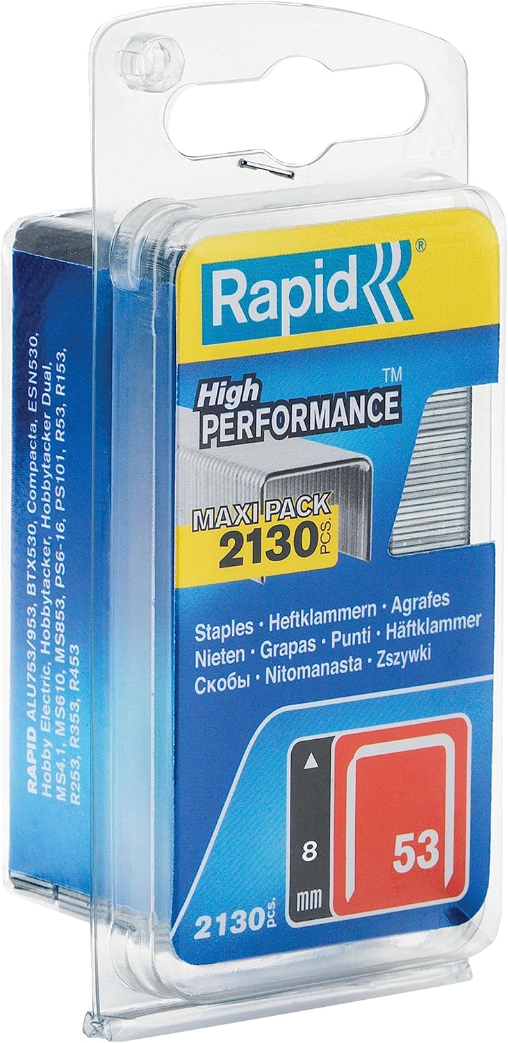 5000742 blister ambalaj, 2130 zımba teli 53/8 mm, galvanizli, 2.13 m