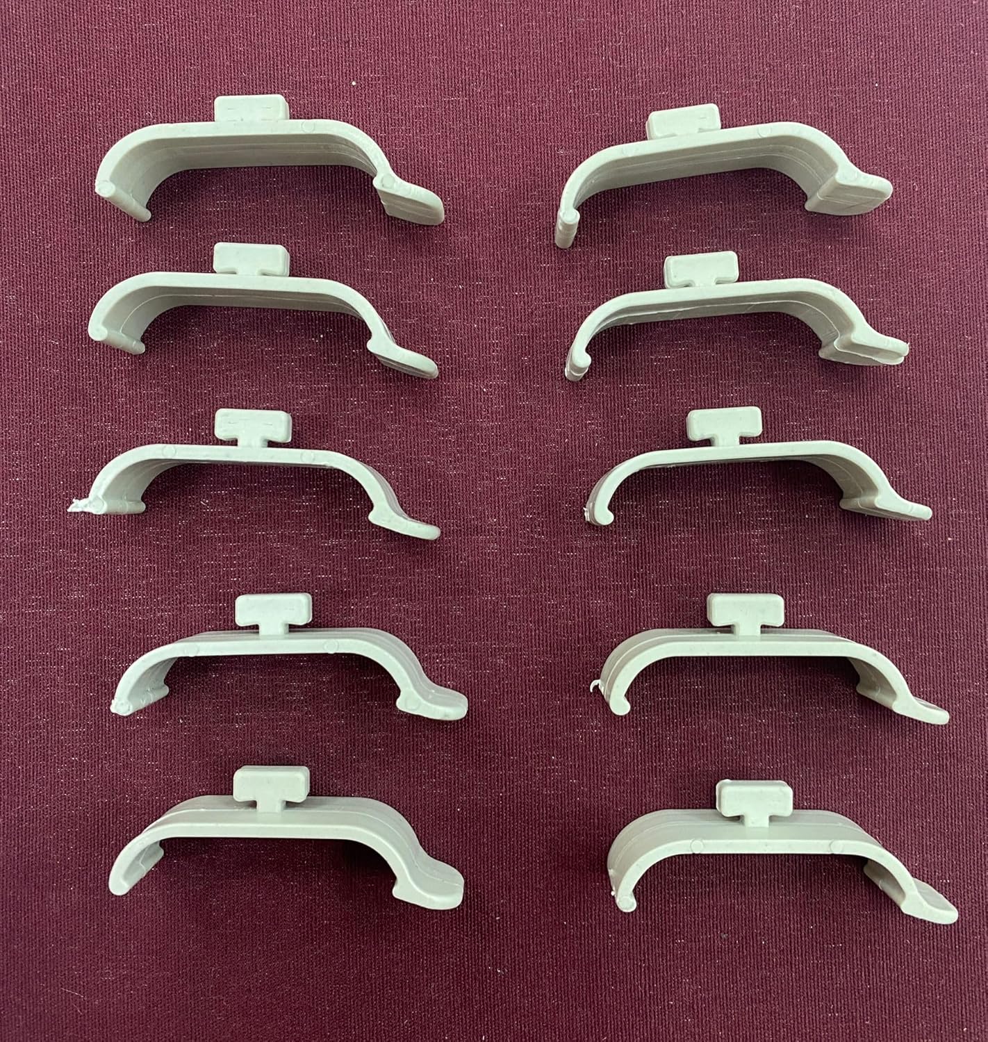 PERDE Stor Zebra Perde Pratik Kornişe Takma Aparatı 10 Adet Pratik Ayak Geniş Boy KREM byzt380