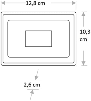 CT-4656 LED Projektör Smd 20W Slim, Beyaz