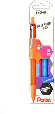 1.0 mm Yağ Bazlı Mekanizmalı Roller Kalem - iZEE - 4'lü Blister (F-P-S-V)