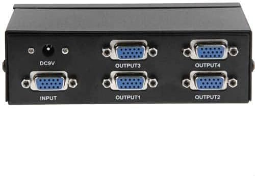 4 Port Vga Splitter Vga Çoğaltıcı VGA 4 VGA Çoklayıcı 200Mhz