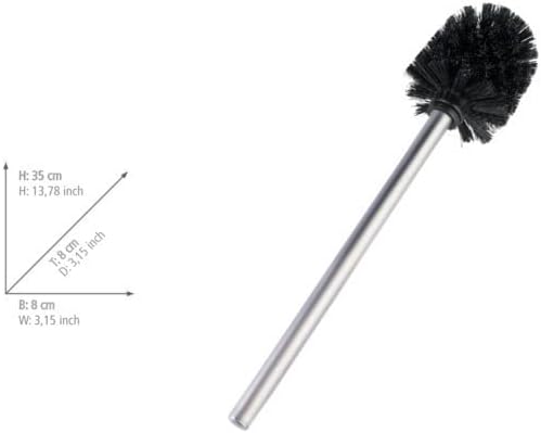 Yedek Tuvalet Fırçası Tutucu Saplı Mat Çelik Mat Yedek Fırça