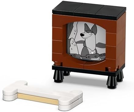 ve 101 Dalmaçyalı Köpek Yavruları 43271-6 Yaş ve Üzeri Kız ve Erkek Çocuklar için 2 Dalmaçyalı Yavru Köpek Karakteri ve Kemik İçeren Oyuncak Yapım Seti (268 Parça)