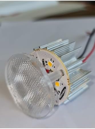 10'lu Paket Dekoratif Yuvarlak Tente Içi(KASASIZ) Led Armatür 12v - Beyaz Işık (6500K)
