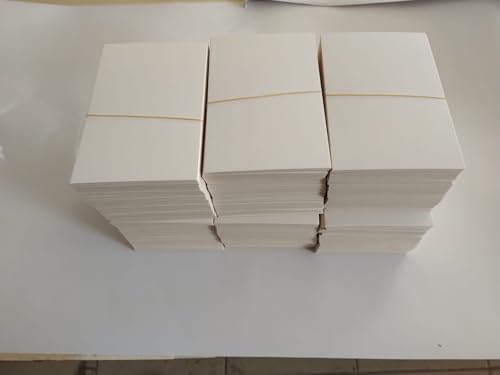 5x8 cm Boş Kartvizit, Not Kartı, Kelime Kartı, 300 gr Amerikan Bristol, 100 Adet