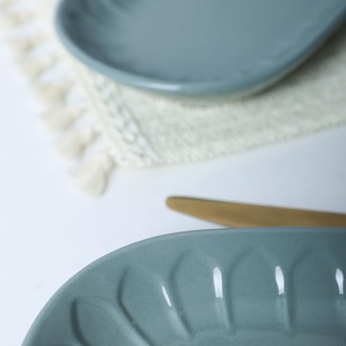 Yeşil Kayık Tabak 25 Cm 2 Adet 326