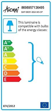 BAP-68051-BSA-M3-OP Sarı Elektrostatik Toz Boyalı Dış Mekan Aydınlatma, E27, Aluminyum, Döküm Dip, Polikarbon Cam, 34x20cm