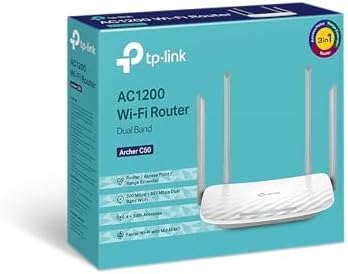 C50, AC 1200 Mbps Kablosuz Dual Band Access Point ve Router