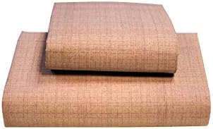 AT7511 Çift Kişilik Çarşaf Seti, Sütlü Kahve