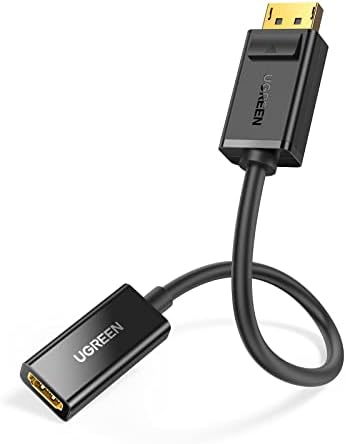 Display Port to HDMI 1080P Dönüştürücü Adaptör Siyah