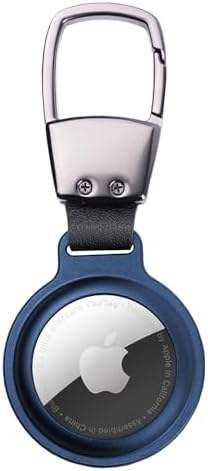 Buff TagSafe HookSteel Taşınabilir Anahtarlık Darbeye Dayanıklı Metal Askılı AirTag Kılıf (Mavi)