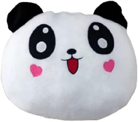 8683200803453 Figürlü Kalp Yanaklı Sevimli Peluş Yastık Minnoş Yavru Tasarımlı Dekoratif Yastık, Çok Renkli, Medium