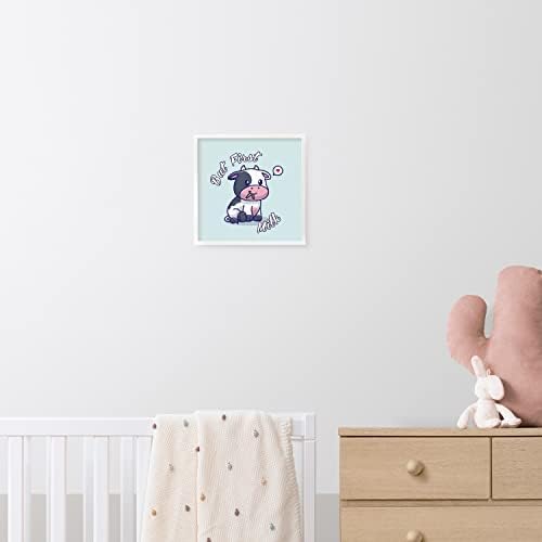 Bebek Odası İçin Sevimli İnek Tasarımlı Çerçeve