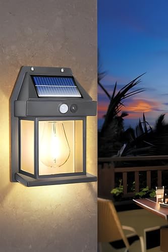 2024 Model YENİ Suya Dayanıklı Harekete Duyarlı Güneş Enerjili Solar LED Dış Mekan Bahçe Lambası (4)