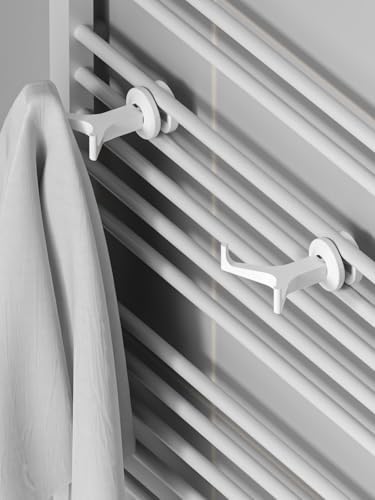 Yeni Nesil,Banyo Askısı, Bornoz Askısı, Kolay Kurulum, Havlu Kıyafet Askıs, V Şeklinde(2 ADET) (beyaz)