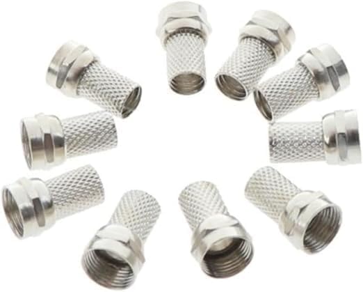 10 Adet F Konnektör Uydu Anten Kablosu Ucu Jakı