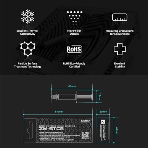 Zalman, Zm-Stc8 Super Iletken 1,5Gr Yuksek Performansli Termal Macun