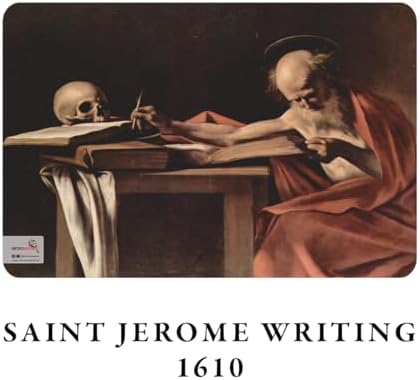 Saint Series I - A5, Caravaggio 4'lü Defter Seti III, Çizgisiz, Toplam 256 Sayfa, Her biri 64 Sayfa, Tel Dikiş, Esnek Kapak, Oval Kenar, Tuval Doku, 60 gram, Sarı Krem Renk