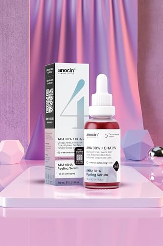 anocin AHA 30% + BHA 2% Canlandırıcı & Cilt Tonu Eşitleyici Kırmızı Peeling Cilt Serum 4