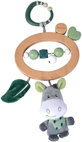 100005880, Eichhorn Baby Hipp, Sallamalı Oyuncak, Halkalı ve Çıngıraklı, Peluş Eşek Figürlü