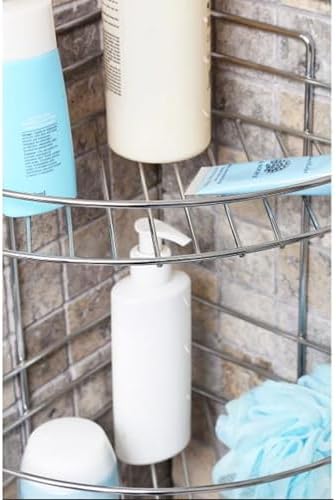 Tekno-tel BK032 2 Katlı Duş Rafı ve Sabunluk, Krom