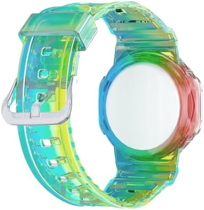 Buff TagSafe Çocuk Bileklik Silikon AirTag Uyumlu Kılıf Saat Hafif