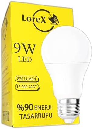 LR-LA09 9W Led Ampul, Led Tasarruflu Ampul