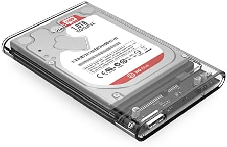 USB 3.0 Micro B Şeffaf 2.5” inch SATA SSD Hard Disk Kutusu