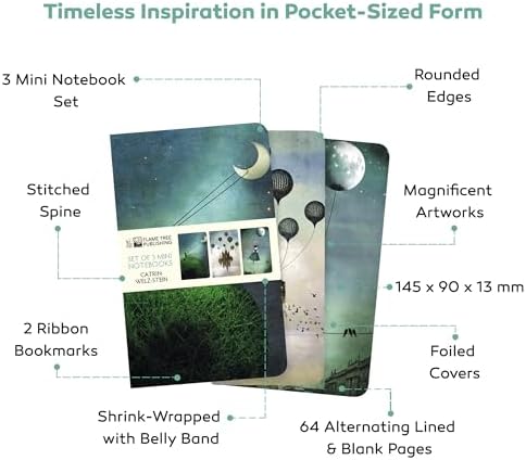 Bodleian Libraries Set of 3 Mini Notebooks
