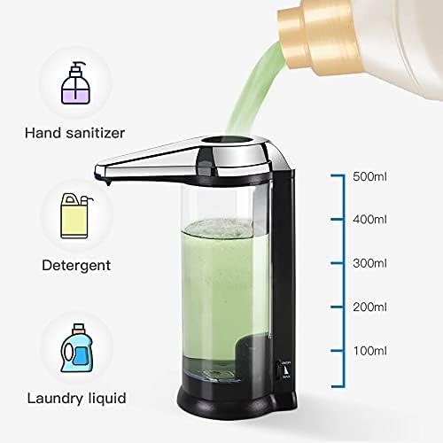 SmartGift Sensörlü Sıvı Sabunluk 500ml Dezenfektanlık Fotoselli Otomatik Sıvı Sabunluk