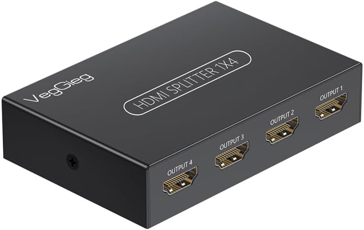 4K 30Hz 1 Giriş 4 Çıkış HDMI Splitter Görüntü Ayırıcı Bölücü Adaptör