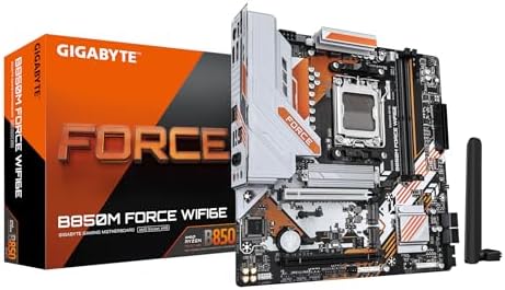 GIGABYTE ANAKART AMD AM5 MATX B850M FORCE WF6E