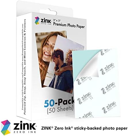 2"X3" Premium Fotoğraf Kağıdı (50 paket),, Zip ve Nane Kameraları ve Yazıcılarla Uyumlu