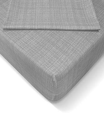100x200 cm Lastikli Çarşaf Seti - Gri AT7597